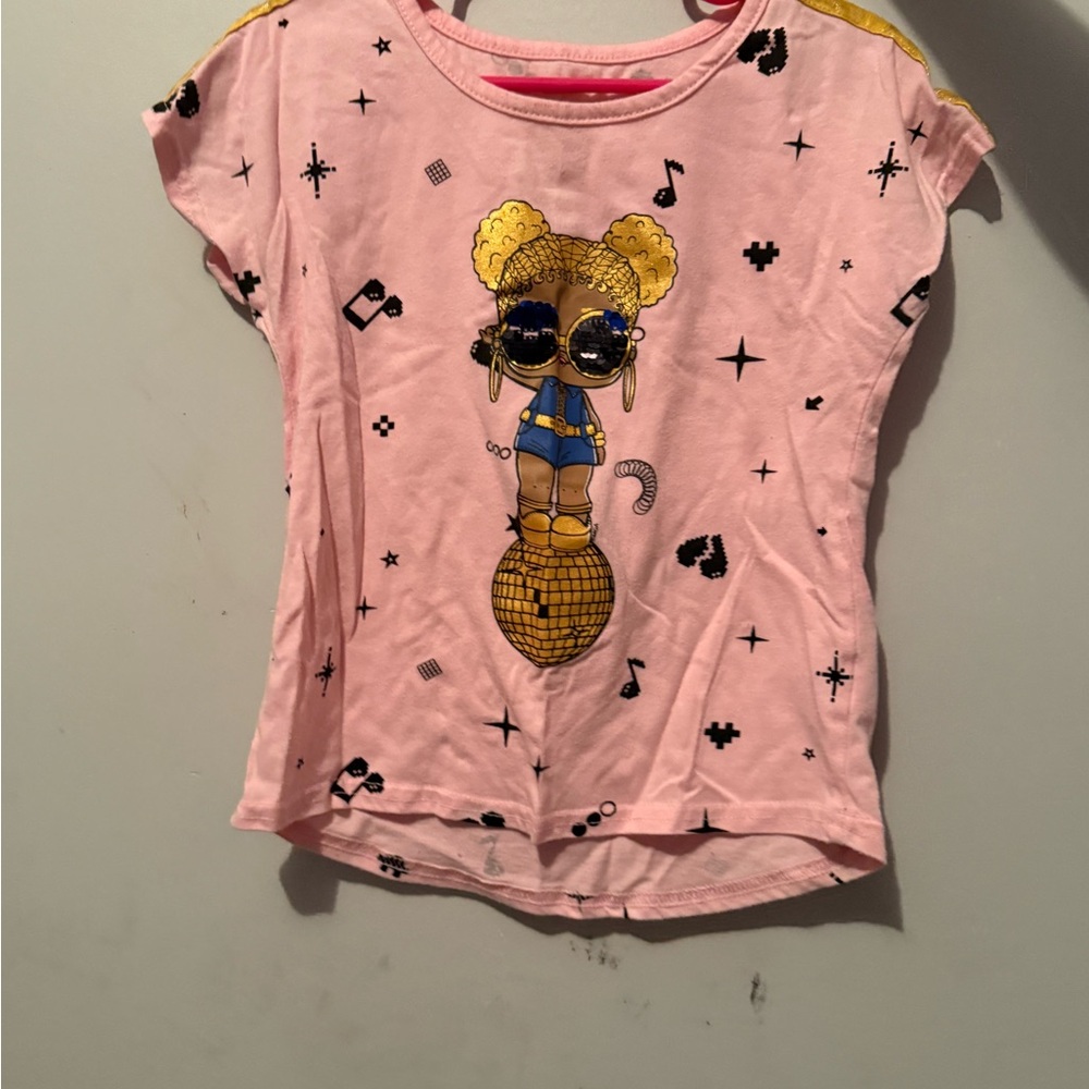 L.O.L. Surprise! Pink and Gold Kids T-Shirt